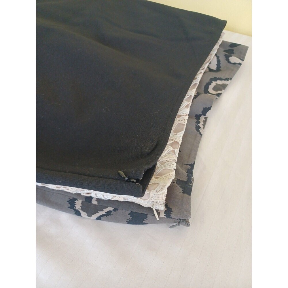 Ann Taylor set/3 straight skirts sz 6 career special occasion neutral classic - Picture 12 of 12